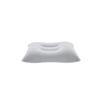 Almohada inflable de PVC flocado para viajes al aire libre, protección de cintura para acampar, almohada inflable de viaje compacta y portátil