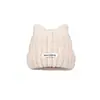 Nuevo Sombrero de Orejas de Gato para Mujer en Otoño e Invierno Estilo Coreano Lindo Cálido Protección para Orejas Cara Pequeña Tejido de Lana Frío Sombrero Venta al por Mayor