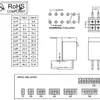WAFER 4. 2MM 2 * 3PIN agulha curva 90 graus