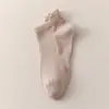 Calcetines Tobilleros de Malla de Algodón Puro Finos para Mujer Zhuji, Antibacterianos, Resistentes al Olor, Absorbentes del Sudor, Transpirables, Calcetines Cortos
