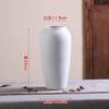 Vaso de Cerâmica Preto Silencioso Jingdezhen para Arranjo de Flores Secas Decoração de Casa Modelo de Pousada Ornaments