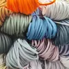 Cordones Elásticos Planos Delgados con Forma de Fideo de 4 mm del Fabricante, Cordones Elásticos para Ropa, Sombreros y Cinturas de Pantalones, Cordones Elásticos Sin Atar