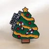 1 pin de esmalte navideño de moda personalizado para mochila y ropa/broche de dama personalizado/pin de solapa