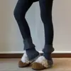 2026 invierno nuevo estilo coreano pata de gato lindas forradas de felpa estilo Birkenstock para mujer elegantes para ir al trabajo sin cordones zapatillas de algodón esponjosas