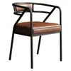 Silla de Comedor de Lujo Ligero Nórdico Taburete para el Hogar Silla de Respaldo de Ocio para Celebridades de Internet Silla Moderna de Hierro para Restaurante Hotel Hotel Oficina