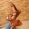 Verano 2026 Nuevo Comercio Exterior Talla Grande Sandalias Casuales Cómodas de Moda Ropa Exterior Correa de Hebilla Talla Única