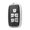 Adecuado para Funda de Llave Land Rover Discovery Shenxing Land Rover Range Rover Evoque Discovery 4 Vena de Estrella 5 Funda de Llave con Patrón de Cuero de Coche
