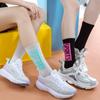Sportshouse esportes casa tubo feminino umidade absorvente desodorante correndo lazer esportes moda meias