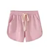 Shorts Deportivos de Cordón Versátiles y de Moda para Mujer 2026 Nuevo Estilo de Verano para Casa y Exteriores Casuales de Pierna Recta de Pierna Ancha