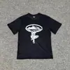 Camiseta de algodão de manga curta casual solta respirável estilo celebridade europeia e americana de verão Corteiz Devil Island