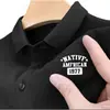 Nueva Camisa Polo de Verano para Hombre Manga Corta Ins Marca de Moda Camiseta Sencilla para Hombre Estilo Hong Kong Holgada Ropa para Hombre Cuello Solapa Top de Moda