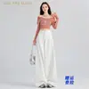 Jeans Feminino Azul Escuro de Cintura Alta e Perna Larga 2024 Novo Outono e Inverno com Forro de Lã Calças Soltas Preguiçosas Emagrecedoras