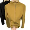 Moletom versátil com zíper e manga longa para o inverno feminino, cardigã de fleece espesso dupla face, jovem e estiloso, jaqueta top quente