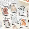 Notas Adhesivas Especiales Infeel.Me, Bloc de Notas Adhesivas Lindas con Temática de Mascotas para Estudiantes, Notas Adhesivas Reutilizables