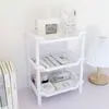 Prateleira de Armazenamento Espessa para Cozinha, Prateleira de Chão para Armazenamento de Banheiro, Prateleira Organizadora de Banheiro de Múltiplas Camadas, Prateleira de Armazenamento para Cosméticos de Mesa