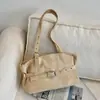 Bolsa tote de axila super popular e de grande capacidade para mulheres, novo estilo 2026, de alta qualidade, única, versátil e bolsa de ombro de nicho