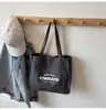 Bolso de Hombro Grande de Estilo Japonés para Estudiantes Universitarios para Clase y Viajes, Bolso Casual Simple de Letras para Debajo del Brazo para Chicas
