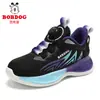 Zapatos infantiles Babudou, zapatillas deportivas para niñas, nuevos zapatos de running impermeables de cuero para otoño e invierno 2026 para niñas con hebilla giratoria