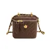 Bolsa Portátil Caixa Simples, Fashion e Estilosa para Mulheres Verão Novo Estilo Bolsa de Ombro Transversal Trançada