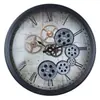 Reloj de Pared Mecánico de Engranajes Retro Exportación Norteamericana Reloj de Pared Decorativo de Exportación de Fábrica Reloj de Fábrica Silencioso Creativo
