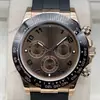Reloj para Hombre Rolex Daytona Serie 40mm Multifuncional Cronógrafo Incrustado de Diamantes Mecánico Totalmente Automático Aliexpress