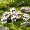 Paisaje en Miniatura Jardinería DIY Bonsái Suculentas Adornos Figuras de Dibujos Animados Gato Siamés Artículos Populares de Vendedor Ambulante