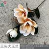 Três grandes magnólias EVA orquídea de mão comércio exterior transfronteiriço atacado flor artificial tema atividade cena layout flor de seda