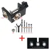 Localizador de Taladro Tres en Uno Abridor de Agujeros para Conector de Tarugo de Mueble Herramienta de Taladrado para Carpintería para Unir Tableros