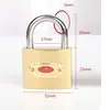 Candado abierto de una palabra de cobre falso candado de puerta doméstico a prueba de explosiones cerradura de gabinete cerradura de cajón cerradura de dormitorio estudiantil