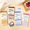 Libro de Pegatinas Troqueladas de Salsa de Tomate, Tema de Borde de Postre Nai Fu Huayu, Material para Diario, Base Decorativa, Papel de Notas