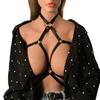 AliExpress Amazon EBay venta caliente suministro jaula corporal top sling sexy negro halter banda elástica sujetador