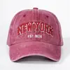 Gorra de béisbol de moda transfronteriza europea y americana, simple, personalizada con letras, para hombre y mujer, protección solar para exteriores, gorra con visera para deportes y ocio