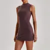 Conjunto de Yoga Ajustado con Sensación de Segunda Piel para Mujer, Ropa Deportiva Transpirable de Secado Rápido de Cintura Alta, Camiseta Top de Fitness al por Mayor