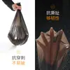 Bolsas de Basura Gruesas de Boca Plana, Tamaño Mediano, Uso Doméstico, con Asas, para Residencias Estudiantiles, Bolsas de Plástico Negras, Bolsas de Basura Desechables al por Mayor