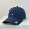 Gorra de Béisbol de Alta Calidad con Visera Ancha y Parte Superior Rígida con Letra E para Mujer, Versátil y Sencilla, Visera Ancha que Hace que la Cara Parezca Más Pequeña, Protección Solar