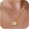 Collar Cruz Incrustada de Diamantes Transfronterizo, Cadena para Clavícula de Primera Comunión y Bautismo, Colgante de Oro de 14K, Collar Versátil al por Mayor
