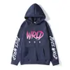 Sudadera con capucha de marca de moda europea y americana 2021 WRLD sudadera de moda callejera suelta sudadera abrigo casual de moda para hombre