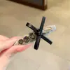 Pinza para el Cabello con Lazo de Pedrería de Lujo Ligero y Alta Gama, Pinza Lateral para Flequillo para Mujer, Pinza de Pato Simple y Versátil para Mujer