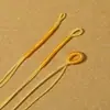 72# Bucle Enrollado de Nylon Bobina Material DIY Cuerda Trenzada Hecha a Mano Bucle Falso Hebilla Colgante Cordón para Collar