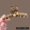 Nova Elegante e Luxuosa 2024 Grampo de Cabelo Cisne Pequeno com Strass Estilo Coreano Grampo de Celebridade da Internet Acessório de Cabelo
