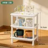 BNBSCorner Estante Triangular Mini de Escritorio Portavasos de Esquina de Pared Organizador de Tazas de Té para Escritorio de Oficina