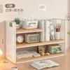 Prateleira de Armazenamento para Mesa, Estante Simples para Mesa, Organizador de Mesa, Pequeno Armário Doméstico de Armazenamento, Porta-Documentos de Escritório