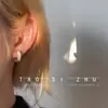 Flash lleno de diamantes viento frío todo a juego jennie Ken bean con pendiente de chica hot europea y americana