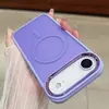 Nova Capa para Celular Iphone17Promax com Toque de Pele Fosca Sucção Magnética Adequada para Apple 16E com Anel de Lente Eletroplatado