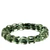 Mingdu Crystal Cristal Verde Natural Pulseira Cubo de Açúcar Cristal Verde Facetado Contas de Cristal Cubo de Açúcar Venda por Atacado
