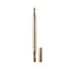 Set de Pinceles de Maquillaje Estilo Xiaohongshu, Pincel para Labios Metálico Telescópico de Doble Punta con Tapa, Pincel Portátil para Labial, Herramienta de Belleza