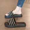 Sandalias de Verano para Mujer para Exteriores 2026 Nuevas Sandalias de Playa de Suela Gruesa Chanclas de Deslizamiento Cómodas y de Moda Estilo Chanel