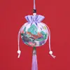 Dragon Boat Festival Antigo Pescoço de mão pendurado fada saco de cabelo pingente Hanfu acessórios bordado brochura sachê sachê saco vazio