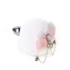 Acessórios SM, pedra preciosa, laço, sino, pompom, plug anal, treinamento de corte traseiro, brinquedo sexual adulto, clipe de mamilo, plug anal integrado