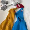Nuevo Abrigo Suéter 2026 Otoño/Invierno para Niños y Niñas, Bebé, Mechón de Pelo, Pollo, Tejido con Capucha, Estilo Coreano, Ropa Infantil de Color Sólido